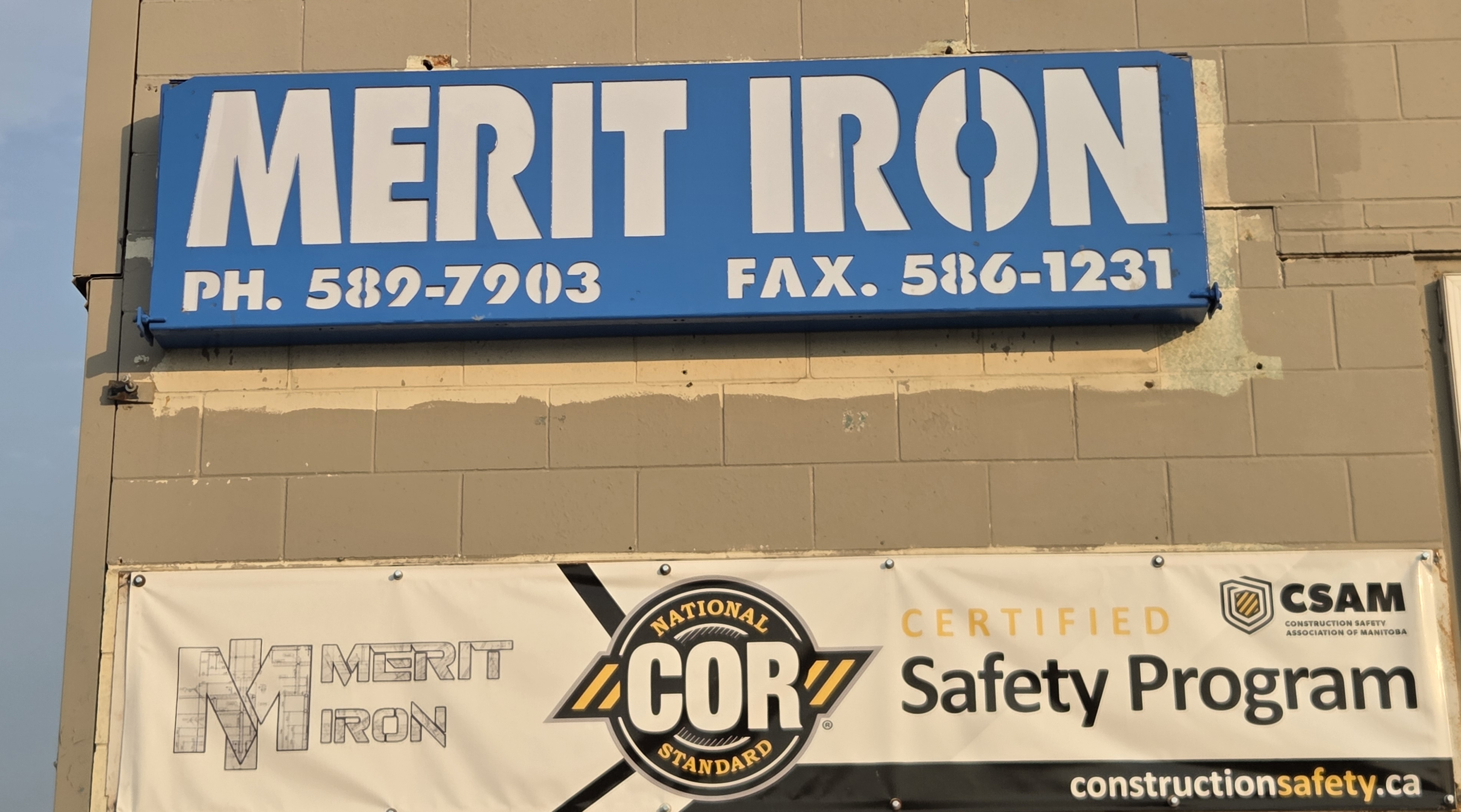 Merit Iron facility in Winnipeg
