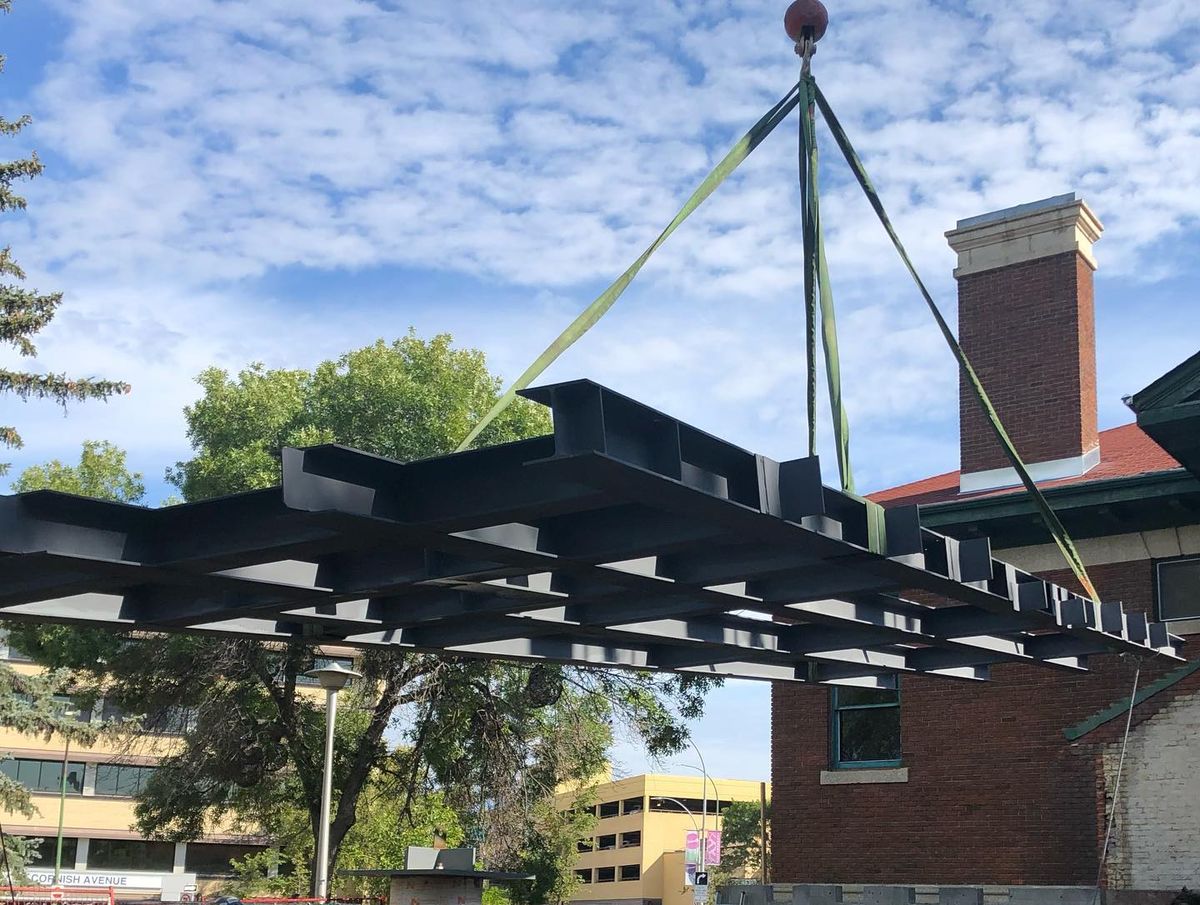 Recent Merit Iron structural steel project
