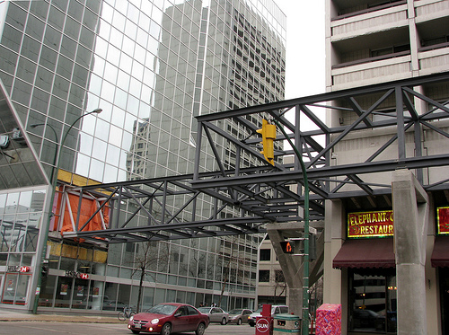 Merit Iron structural steel project in downtown Winnipeg